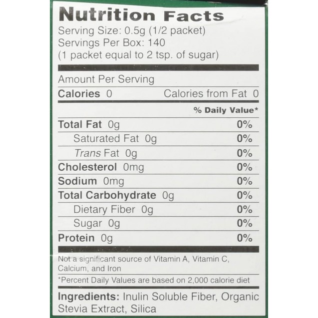Sweet Leaf Stevia 1G/Pack et (1 Pack)