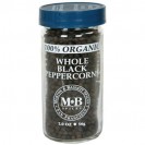 Morton & Bassett Organic Whole Black Pepper (3 Pack)