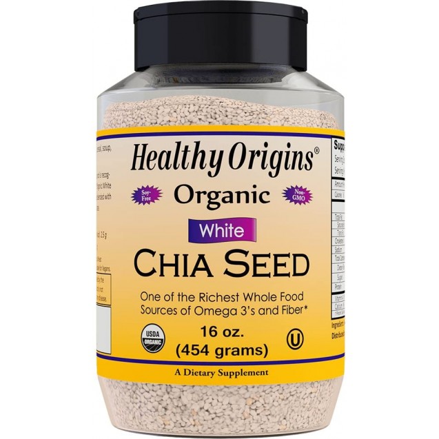Healthy Origins White Chia Seeds (1 Pack)