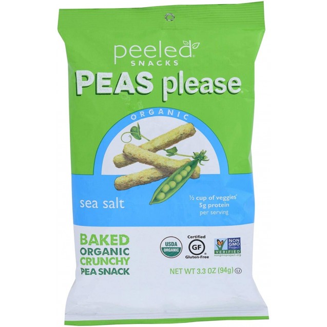 Peeled Peel Peas Sea Salt (12 Pack)
