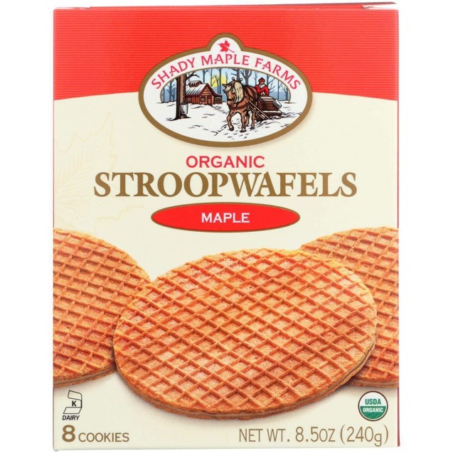 Shady Maple Farms Organic Maple Waffle Cookie (8 Pack)