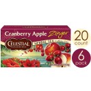 Celestial Seasonings Cranberry Apple Zinger Herb Tea (6 Pack)