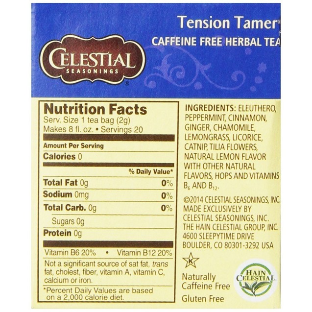 Celestial Seasonings Tension Tamer Herb Tea (6 Pack)