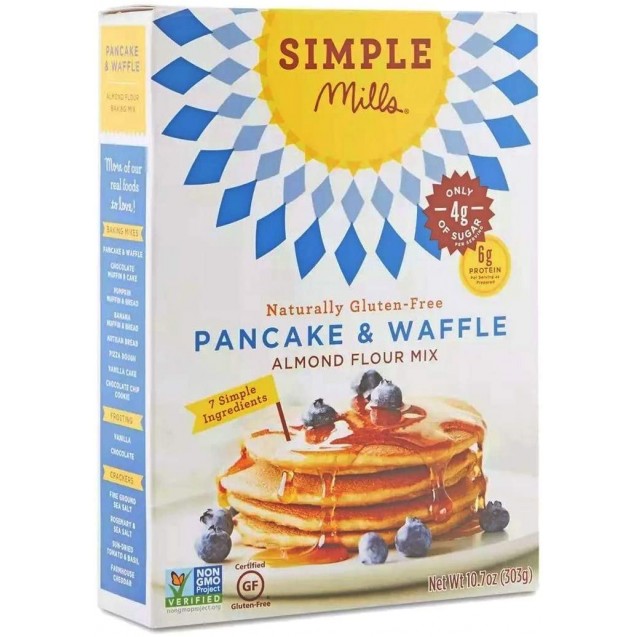 Simple Mills Sim Pancake & Waffle Mix (6 Pack)